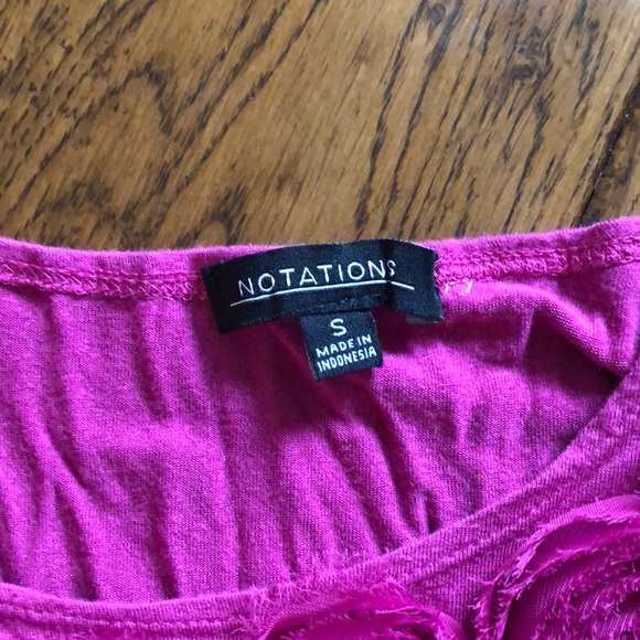 Notations Pink Shirt - Picture 3 of 3